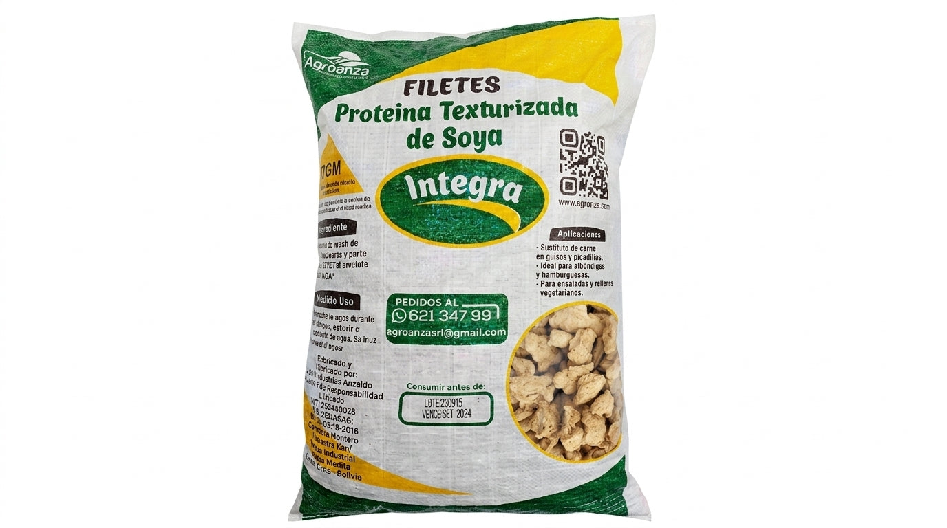 PROTEÍNA TEXTURIZADA DE SOYA - FILETES - 10kg.