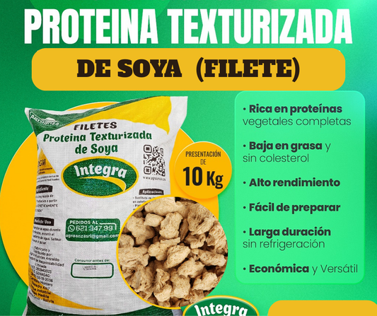 PROTEÍNA TEXTURIZADA DE SOYA - FILETES