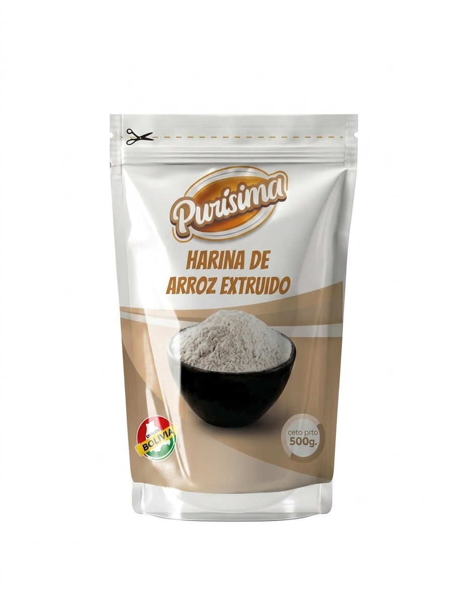 Harina de arroz extruido - precocido - 500g