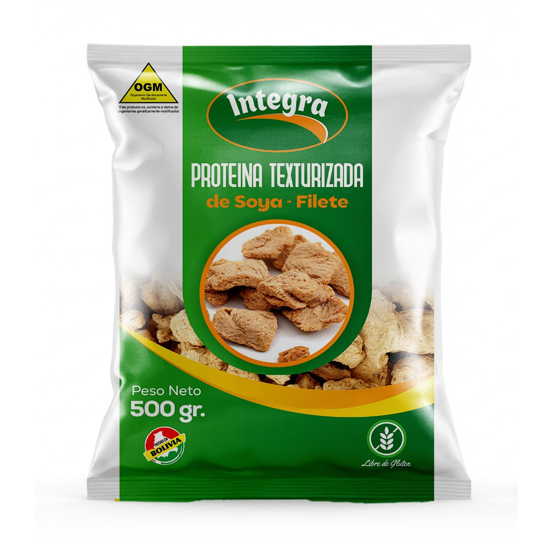 Proteina texturizada de soya - filete - 500g.