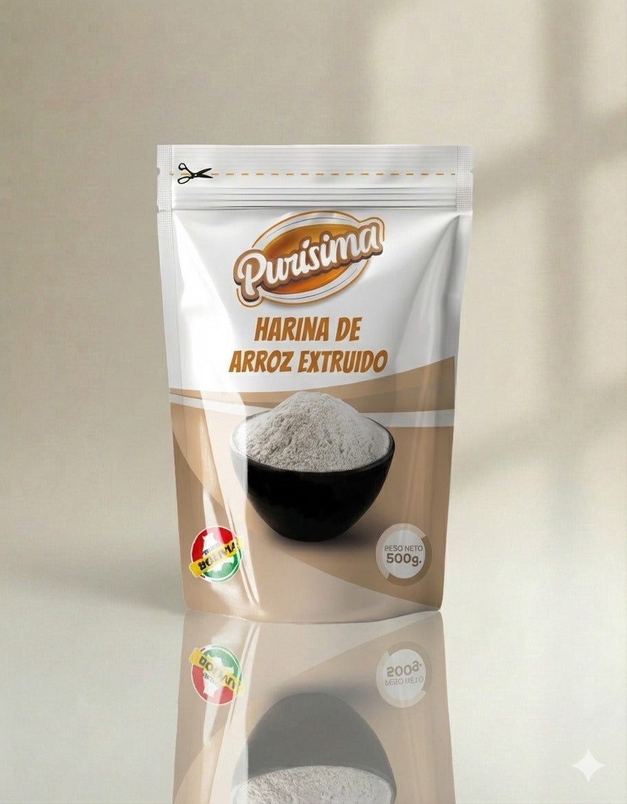 Harina de arroz extruido - precocido - 500g