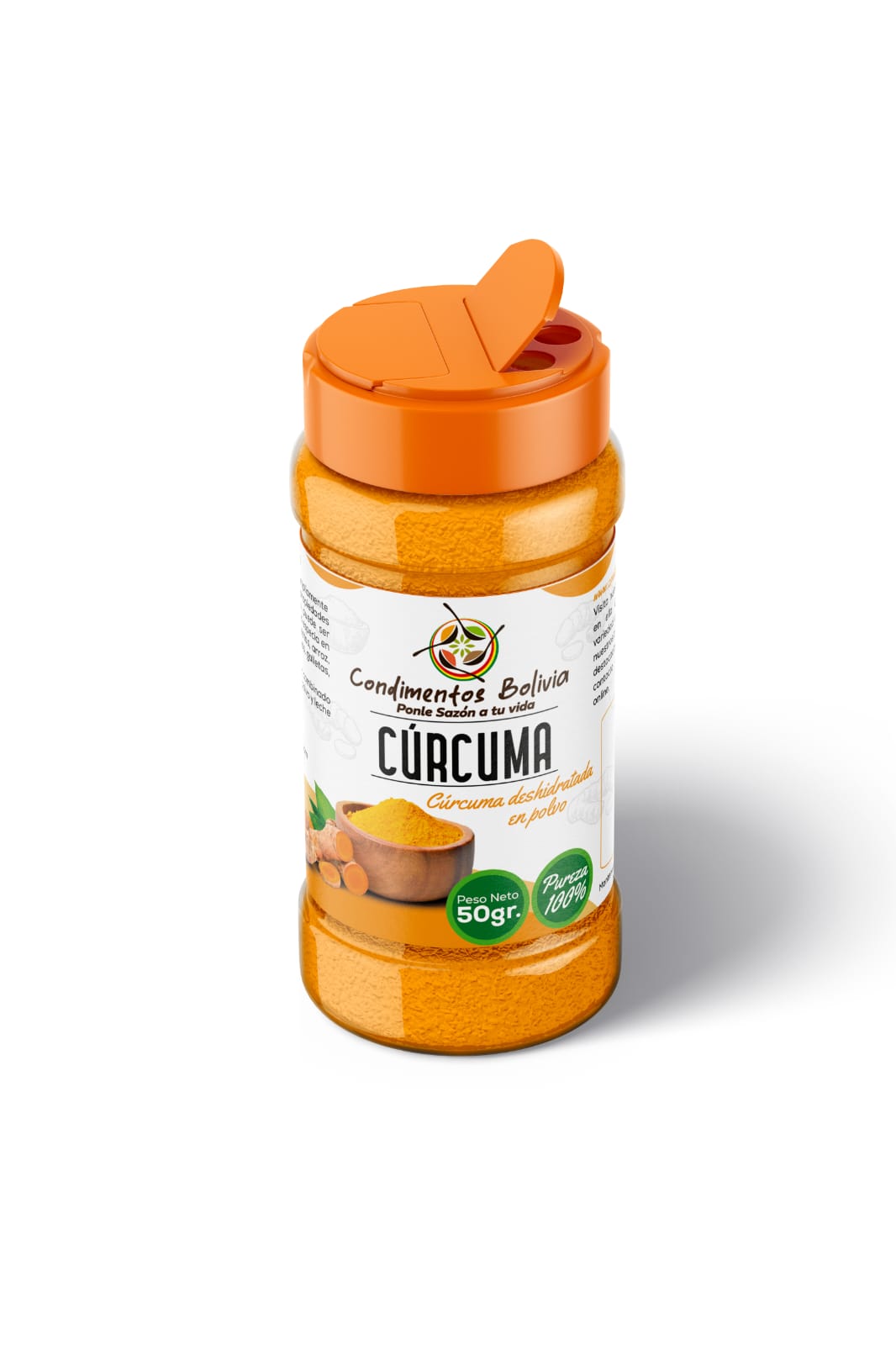 Cúrcuma en Polvo CONDIMENTOS BOLIVIA | 50 g