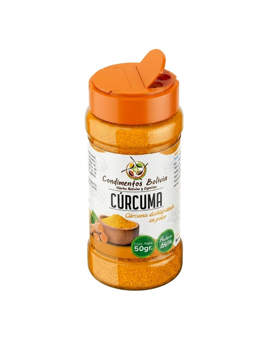 Cúrcuma en Polvo CONDIMENTOS BOLIVIA | 50 g