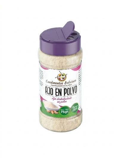 Ajo en Polvo CONDIMENTOS BOLIVIA | 75g